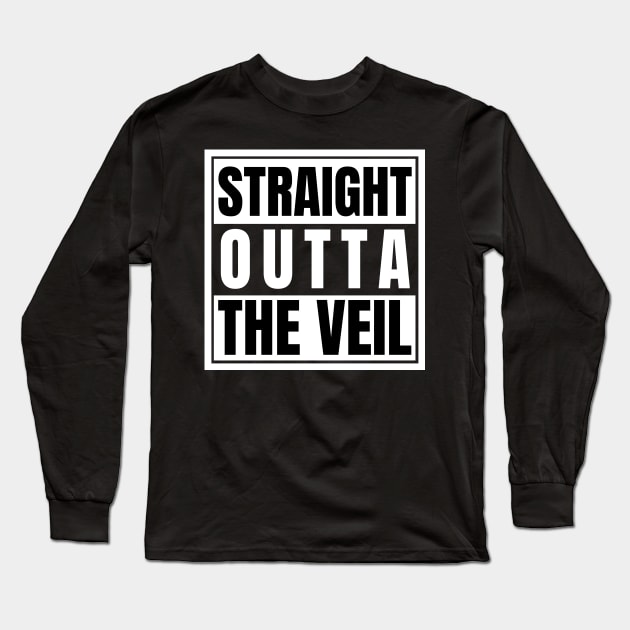 Straight Outta The Veil Supernatural Lore Ghosts Demons Hellhounds Reapers Crossing the Veil Long Sleeve T-Shirt by nathalieaynie